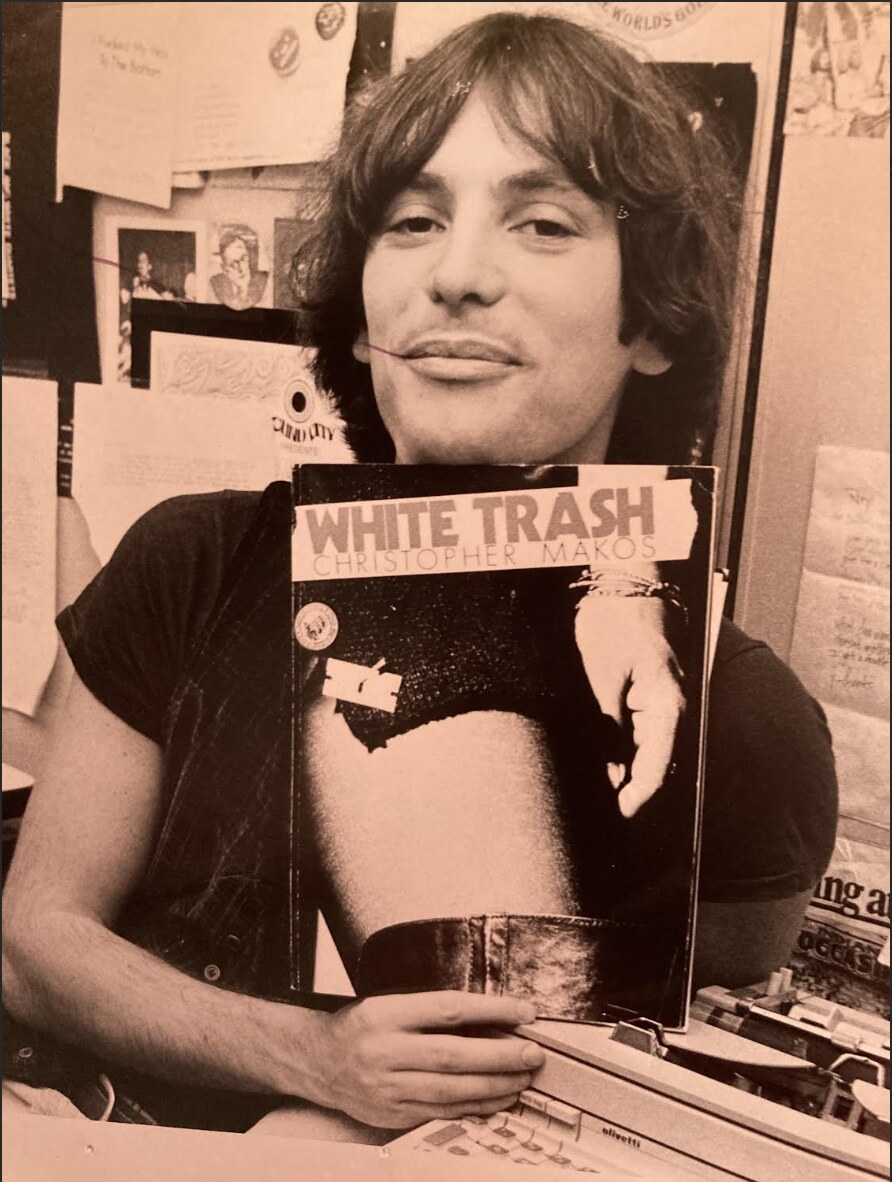 Rory O'Connor in his print-journalism days, in a Boston newsroom